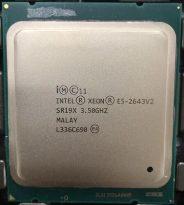 Intel Xeon E5-2643 V2 SR19X 6-Core 12 threads 3.50GHz LGA2011 CPU Processor - Image 1 of 3