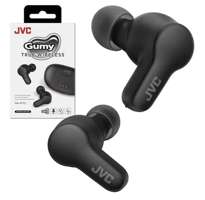 Fones de ouvido sem fio JVC Gumy True - Preto oliva - Bateria de lítio Bluetooth NOVO - Imagem 1 de 4