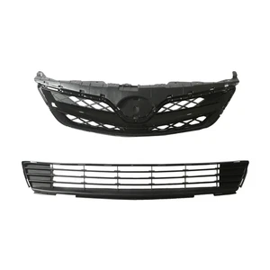 Juego de montaje de rejilla de parachoques delantero superior e inferior apto para Toyota Corolla 2011-2013 - Imagen 1 de 6