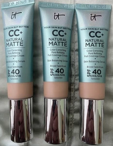 It Cosmetics CC+ Natural Mate Cobertura Completa FUNDACIÓN ~Ligero Medio Cálido 1/26 - Imagen 1 de 2