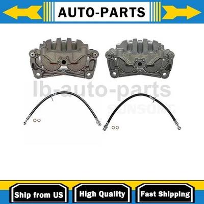 Pinza de freno delantera con mangueras lado conductor pasajero se adapta a Saab 9-2X 2,5 L_ Foto 1 de 4