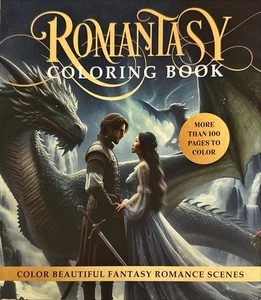 Romantasy coloring Book more than 100 pages to color (PB 2024) 1st Edition - Picture 1 of 2