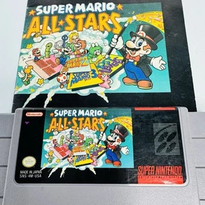 Super Mario All-Stars Super Nintendo SNES (+ Super Mario World mit Anleitung LOT - Bild 1 von 13