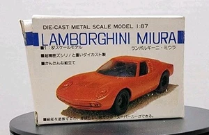 Super Masudaya Diecast Metal Series LAMBORGHINI MIURA 1:87 NUEVO - Imagen 1 de 12