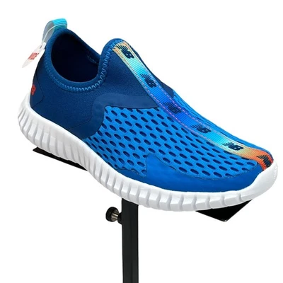 New Balance Little Boys Aqua Drift Slip on Water Shoes 13 Wide Blue Sporty Style - Image 1 of 4