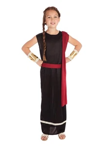Bristol Novelty Child Roman Girl Costume Age 10 - 12 years - Picture 1 of 3