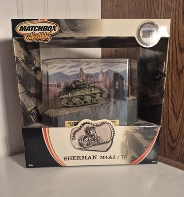 2004 Matchbox Collectibles Sherman M4A3/75 ‘Liberated City’ Tank 1:72 Scale New - Image 1 of 4