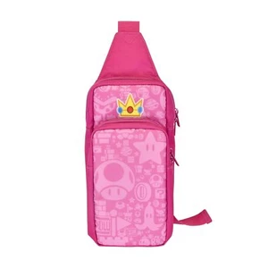 HORI Adventure Pack Travel Bag for Nintendo Switch - Super Mario Princess Peach - Picture 1 of 4