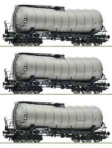 HO Scale Wagons - 6600030 - 3-piece set: Slurry wagons, DR - Picture 1 of 1
