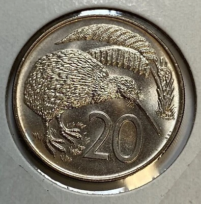 New Zealand 1969 20 Cents BU (d) - Image 1 of 2