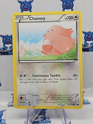 Chansey - 81/108 - Pokemon Dark Explorers LP  - Image 1 of 2