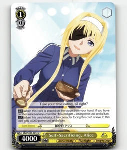 Weiss Schwarz Self-Sacrificing, Alice SAO Animation 10th Anniversary - Picture 1 of 1