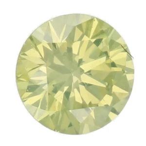 Vir Jewels Certified 0.46 CT VS2 Clarity Round Cut Loose Yellow Diamond - Picture 1 of 4