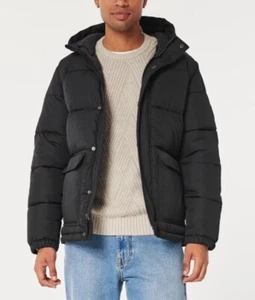 NWT HOLLISTER MEN ULTIMATE UTILITY PUFFER JACKET | Size L (LARGE) | MSRP $120 - Picture 1 of 6