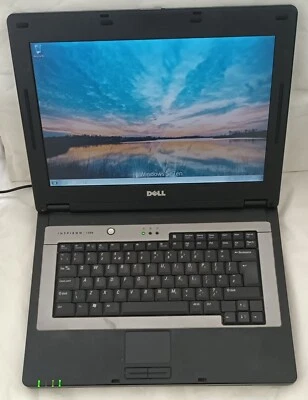 Dell Inspiron 1300 Laptop Notebook 14.1" 1.5GB 60GB IDE Windows 7 SP1 Intel DVD - Image 1 of 4