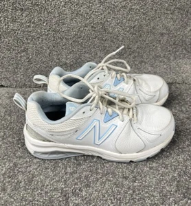 New Balance 857 V2 Womens US 7 White Blue Running Shoes Cross Trainers Ladies - Picture 1 of 21