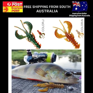 Soft Plastic Lure Fishing Lures shrimp Lobster 10pcs 65mm Fast Free Postage! - Bild 1 von 4