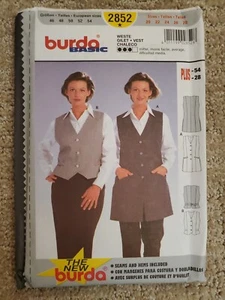 Burda Plus Size Vest Sewing Pattern U.S. Size 20 To 28 New FF - Picture 1 of 2