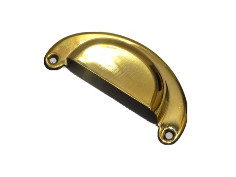 Brass Drawer Bin Pull Hoosier Cabinet Cover