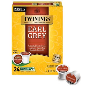 Twinings Earl Grey K-Cup Pods for Keurig, Caffeinated Black Tea Flavoured with - Bild 1 von 6