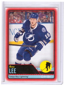 Brian Lee 2012-13 O-Pee-Chee Red Parallel Card #261