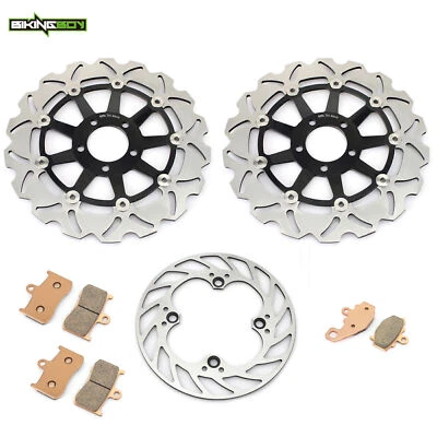 For Kawasaki Front Rear Brake Discs Rotors Pads Z1000 Z 1000 2003-2006 2005 2004 - Image 1 of 4