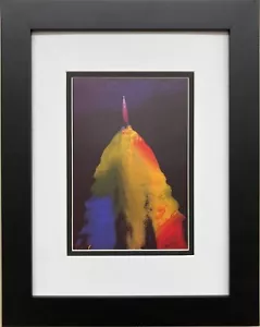 Peter Max "Aire and Space 1989" Nuevo ENMARCADO Arte POP Psicodélico - Imagen 1 de 3