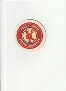 schöner Bierdeckel " Alex Rolinck - Feines Lagerbier - Steinfurt " XXX2XXX - Bild 1 von 1