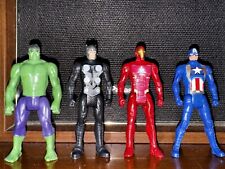 Marvel Avengers Thor Hulk Iron-Man Captain America 3.75"Action Figure Toy 4 Lot