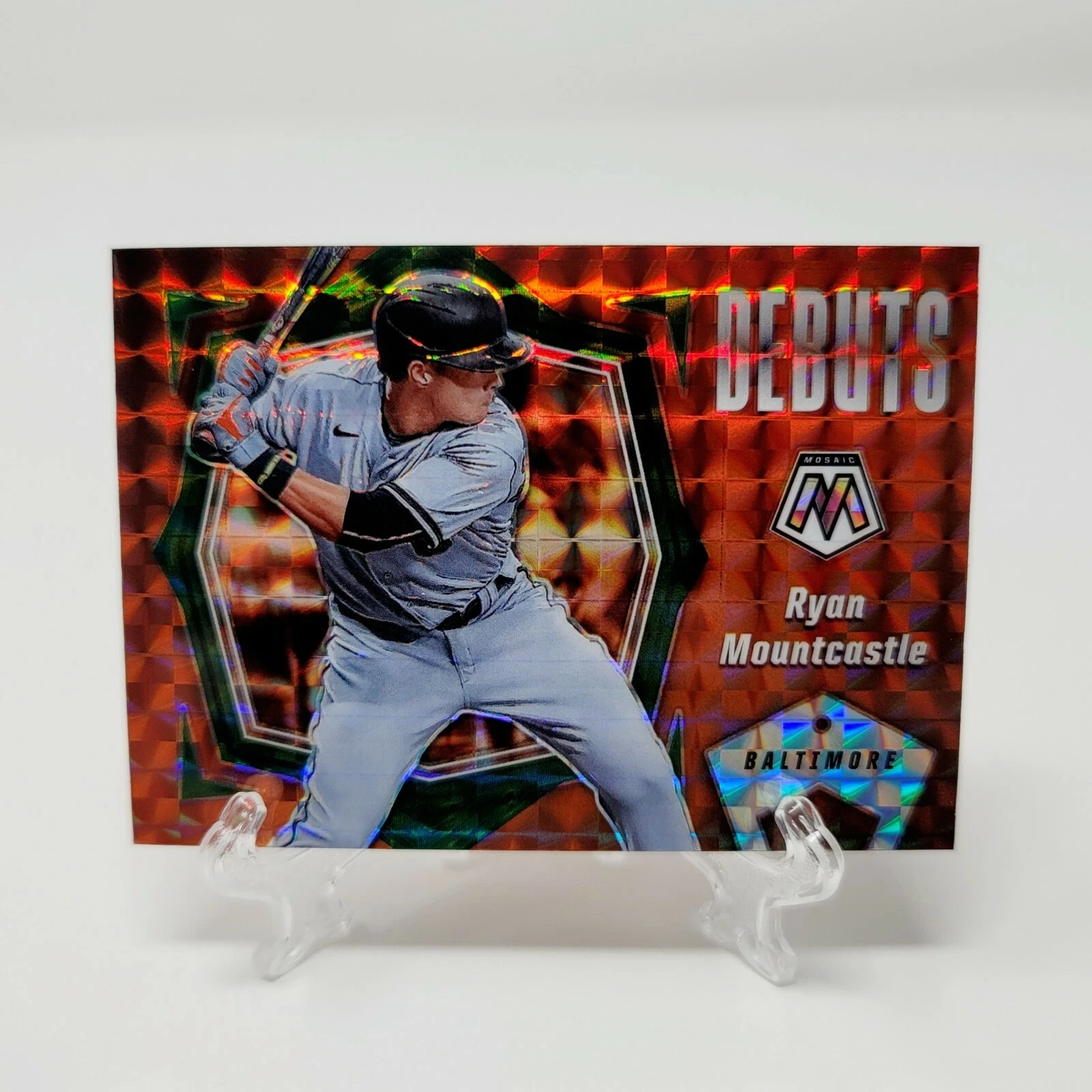 2021 Panini Mosaic RYAN MOUNTCASTLE Debuts #PD17 Red Reactive Prizm Orioles