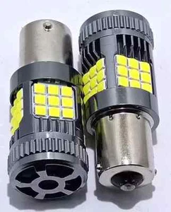 LUCI LED DIURNE POSIZIONE STOP FRECCE P21W 1156 DRL 36LED BIANCO 6000K NO ERRORE - Foto 1 di 1