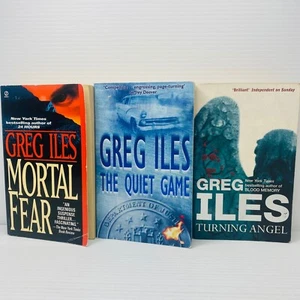 Lote de 3 libros de Greg Iles bastante juego, miedo mortal, convertir ángel pequeño libro de bolsillo - Imagen 1 de 11