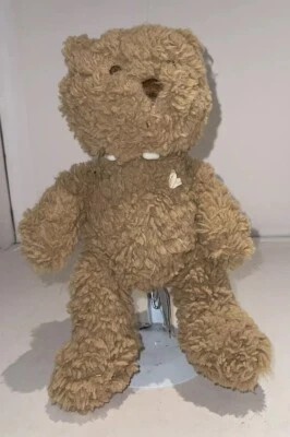 "Oso de peluche Baby Gap oso de peluche ojos cosidos marrón tostado suave mediano 11""" Foto 1 de 4