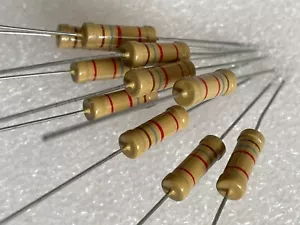 10 pcs DRALORIC Resistors LCA0719 1.8k 2% 1W Nos Audio Grade Low noise - Picture 1 of 6