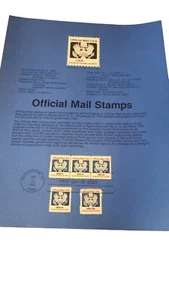 US. SP601. O127-O129. 1c, 4c, 13c. Official Mail Stamps. Souvenir Pages. 1983 - Picture 1 of 1
