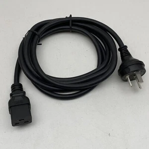 Type I Australia New Zealand China Plug to IEC 320 C19 Female Power Cord 250V - Picture 1 of 10