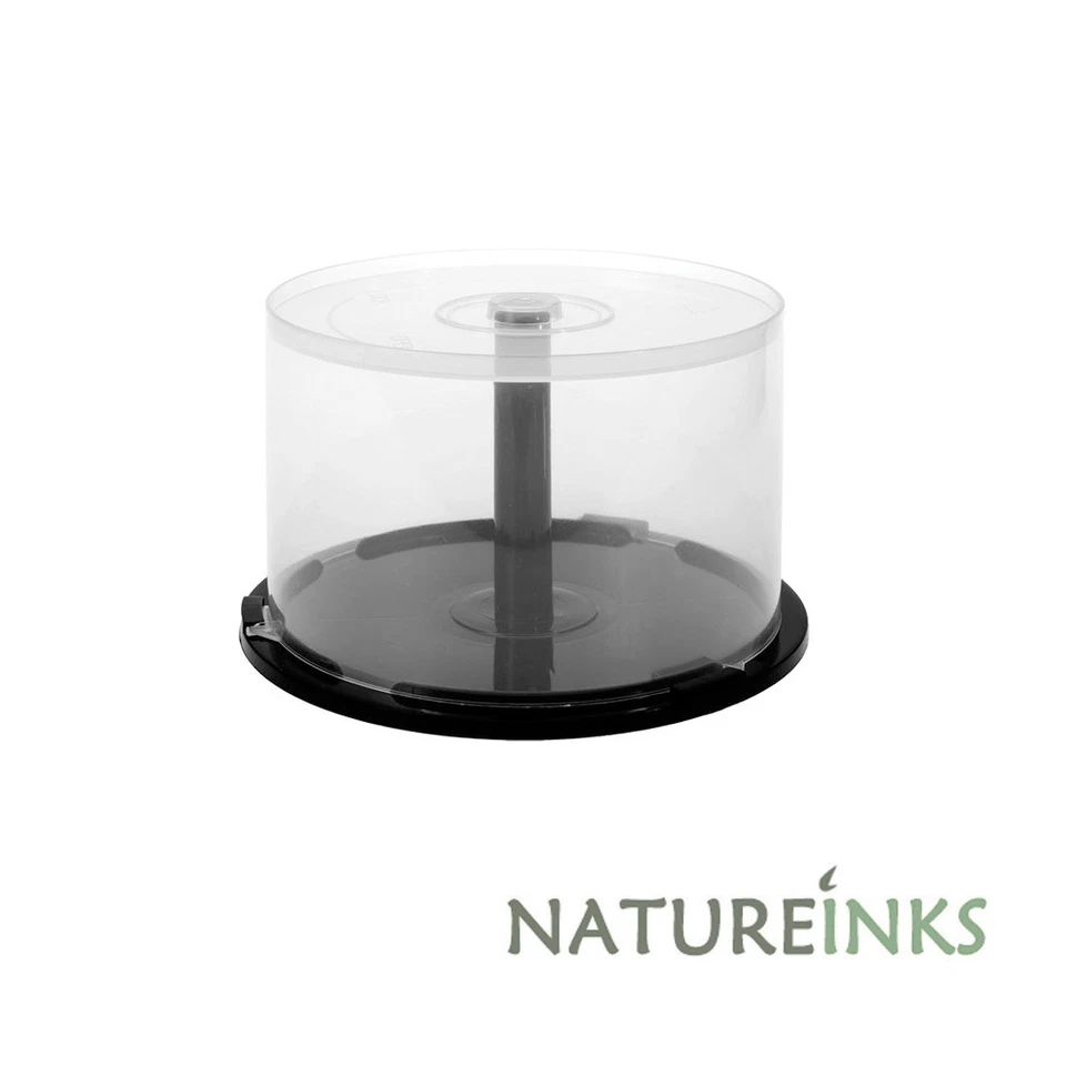 50 storage capacity CD DVD empty Spindle Tub Cake Box Case Cakebox - Image 1 of 1