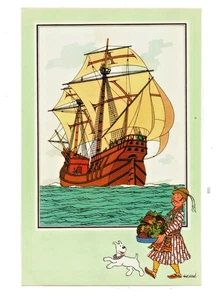 Chromo VOIR et SAVOIR. Marine série 8 N°23. LE SAN GABRIEL de VASCO DE GAMA - Picture 1 of 1