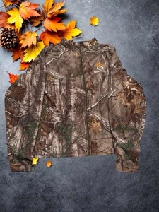Vintage Scentlok Mens Size 2XL XXL Realtree Camouflage Hunting Full Zip Jacket - Picture 1 of 3
