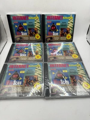 McAfee WebScan Internet Bonus Pack CD-ROM – New & Used – Vintage Software (039) - Image 1 of 4