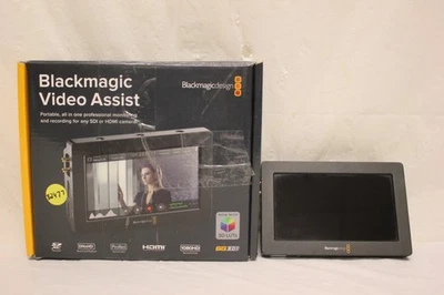 Grabadora de monitor de 5 pulgadas Blackmagic Design Video Assist HDMI SDI usada F2B8 Foto 1 de 4
