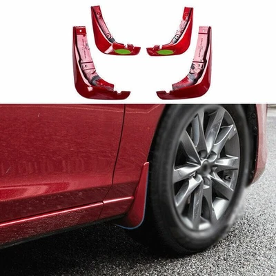 For Mazda 6 2014-2021 Red Car Splash Guards Mud Flaps Mud Fender Mudguards set - Image 1 of 4