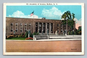 Vintage Buffalo NY Akademie der Wissenschaften Postkarte Anfang 20. Jahrhundert - Bild 1 von 2
