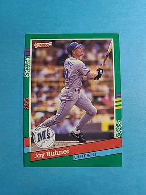 Jay Buhner 1991 Donruss Baseball Card # 509 J2544 - Image 1 of 2