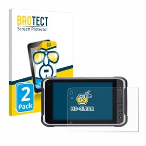 2x Display Schutz Folie für Handheld Algiz RT8 Zubehör Transparent - Afbeelding 1 van 6