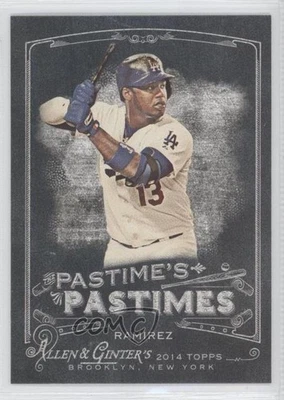 2014 Topps Allen & Ginter's Pastime's Pastimes Hanley Ramirez #PP-HRA - Image 1 of 2
