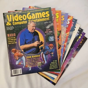 Video Games & Computer Entertainment Magazine Incomplete Year 1991 VTG PCs NES - Picture 1 of 13