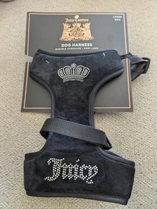 Juicy Couture Dog Harness Large Rhinestones - Picture 1 of 3