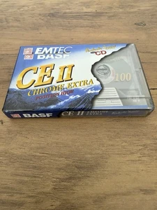 EMTEC BASF CE II Chrome Extra Type II 90-Minute Blank Audio Cassette Tape - Picture 1 of 2
