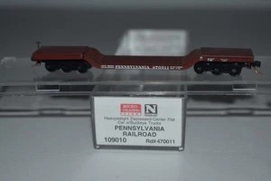 N Scale MTL 109010 Pennsylvania Heavyweight Flatcar 470011 C54680 - Picture 1 of 2